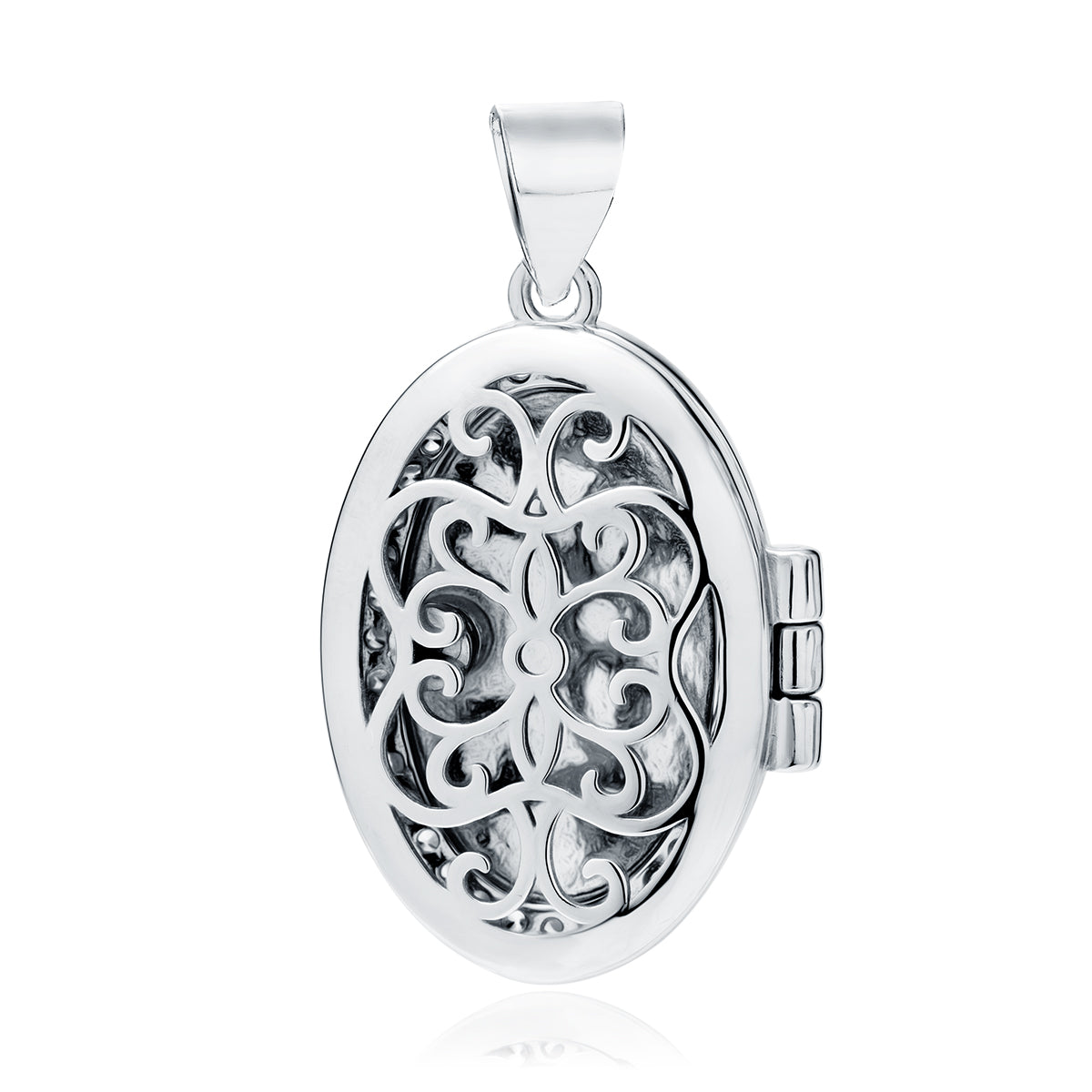 Silver Oval Locket