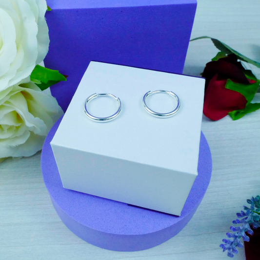 Silver "Hoop" Earring