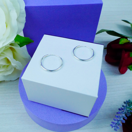 Silver "Hoop" Earring