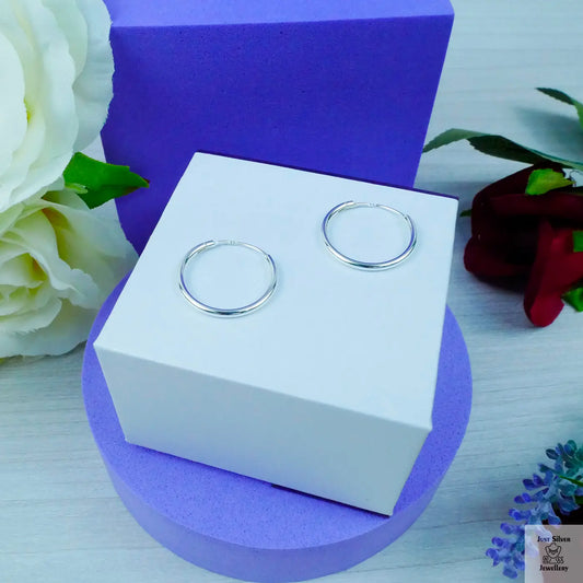 Silver "Hoop" Earring Just Silver Jewellery