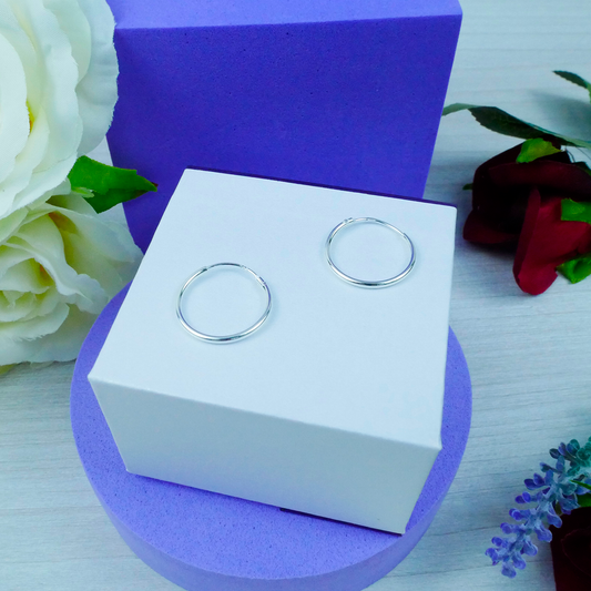 Silver "Hoop" Earring