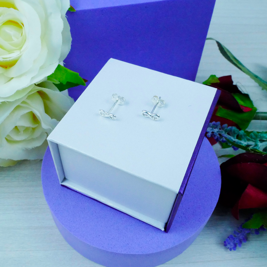 Silver "Infinity" Earrings