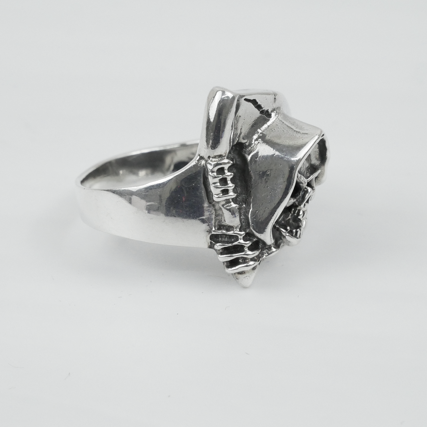 Silver "Grim Reaper" Gents Ring