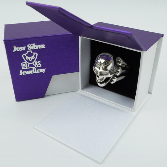 Silver "Skull & Bones" Gents Ring