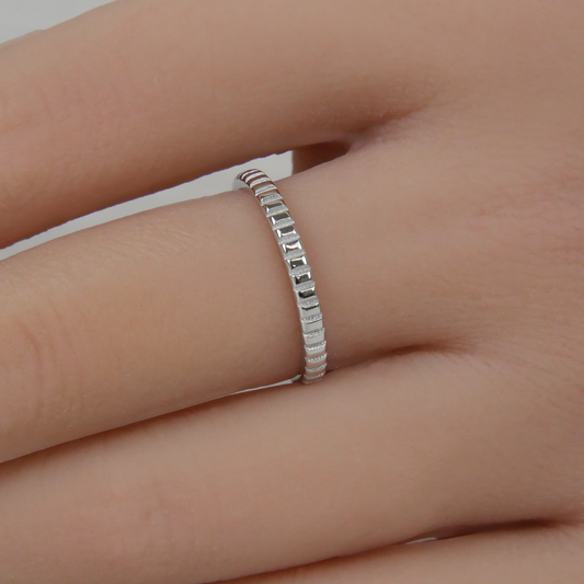Silver 2 Tone Ring