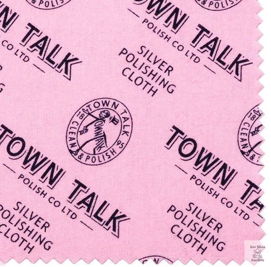 Town Talk Silver Cloth Small, 12.5cm X 17.5cm, Anti-tarnish Town Talk
