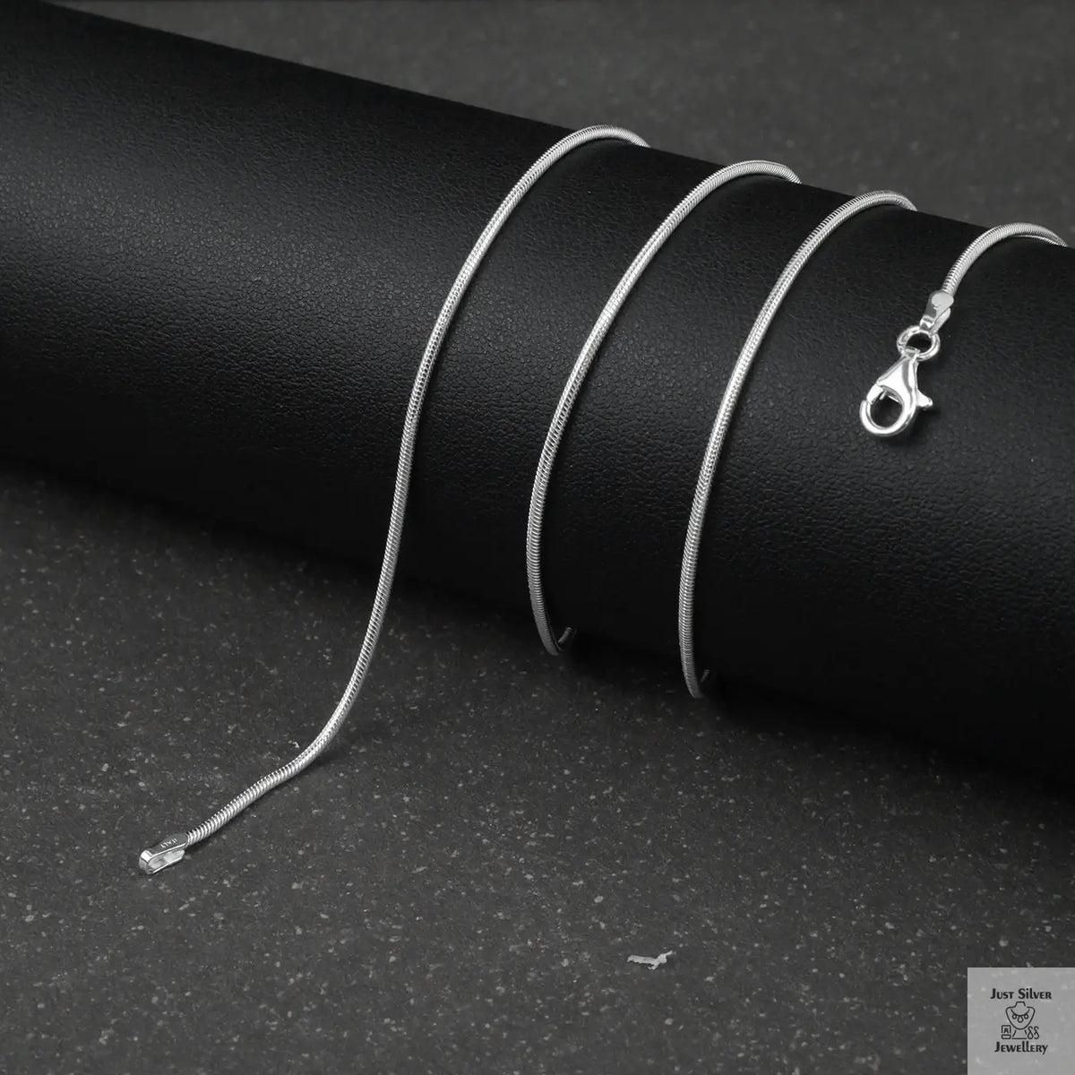 Sterling Silver Snake Chain Guide Just Silver Jewellery