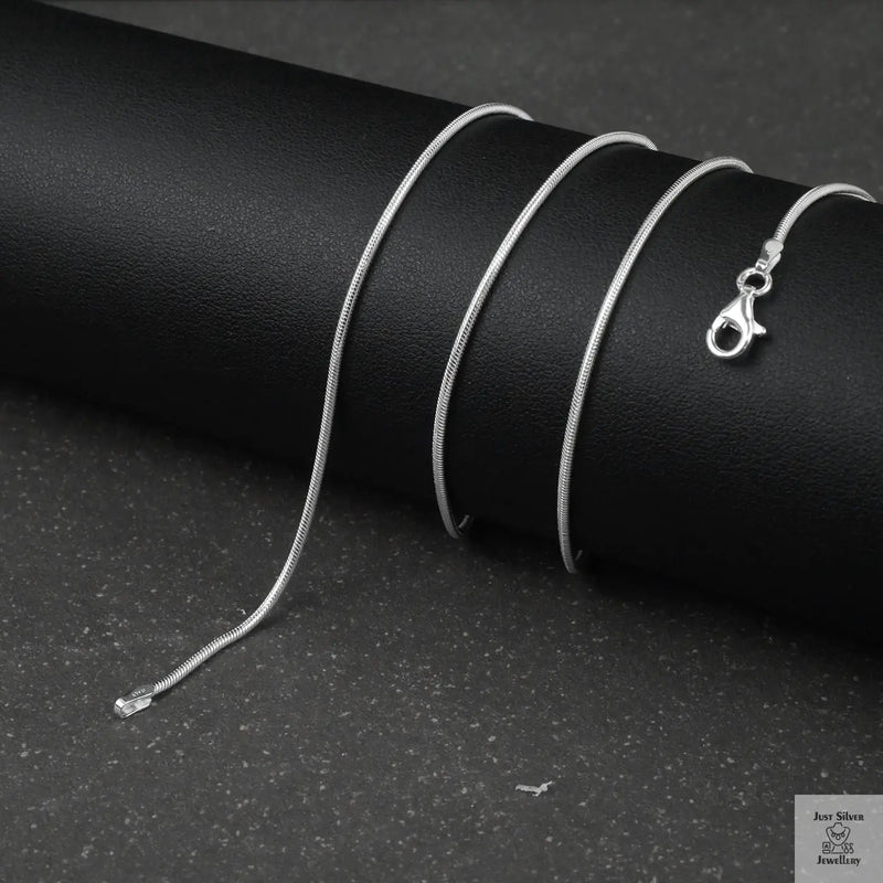 Sterling Silver Snake Chain Guide Just Silver Jewellery