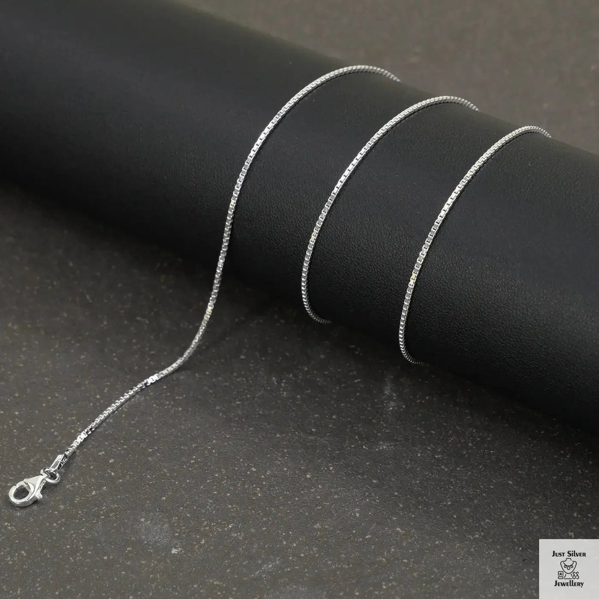 Sterling silver box link chain