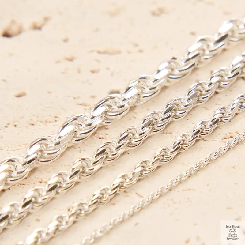 Rope-Chains Just Silver Jewellery