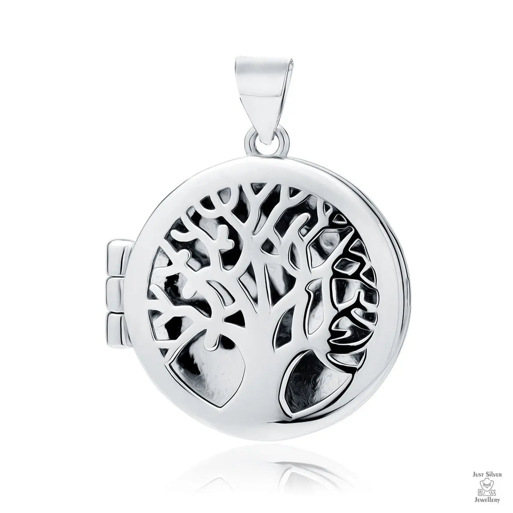 Silver "Tree of Life" locket Just Silver Jewellery