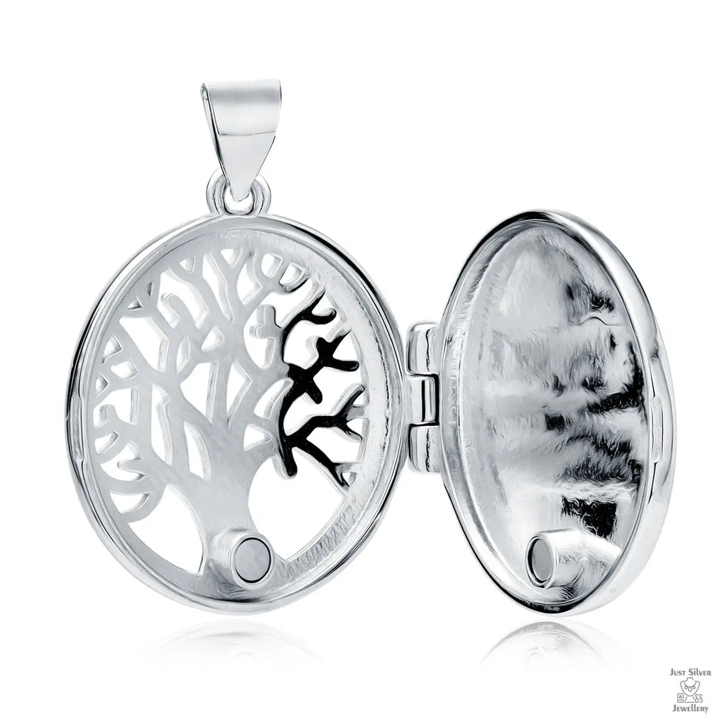 Silver "Tree of Life" locket Just Silver Jewellery