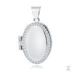 Silver Oval Locket Just Silver Jewellery