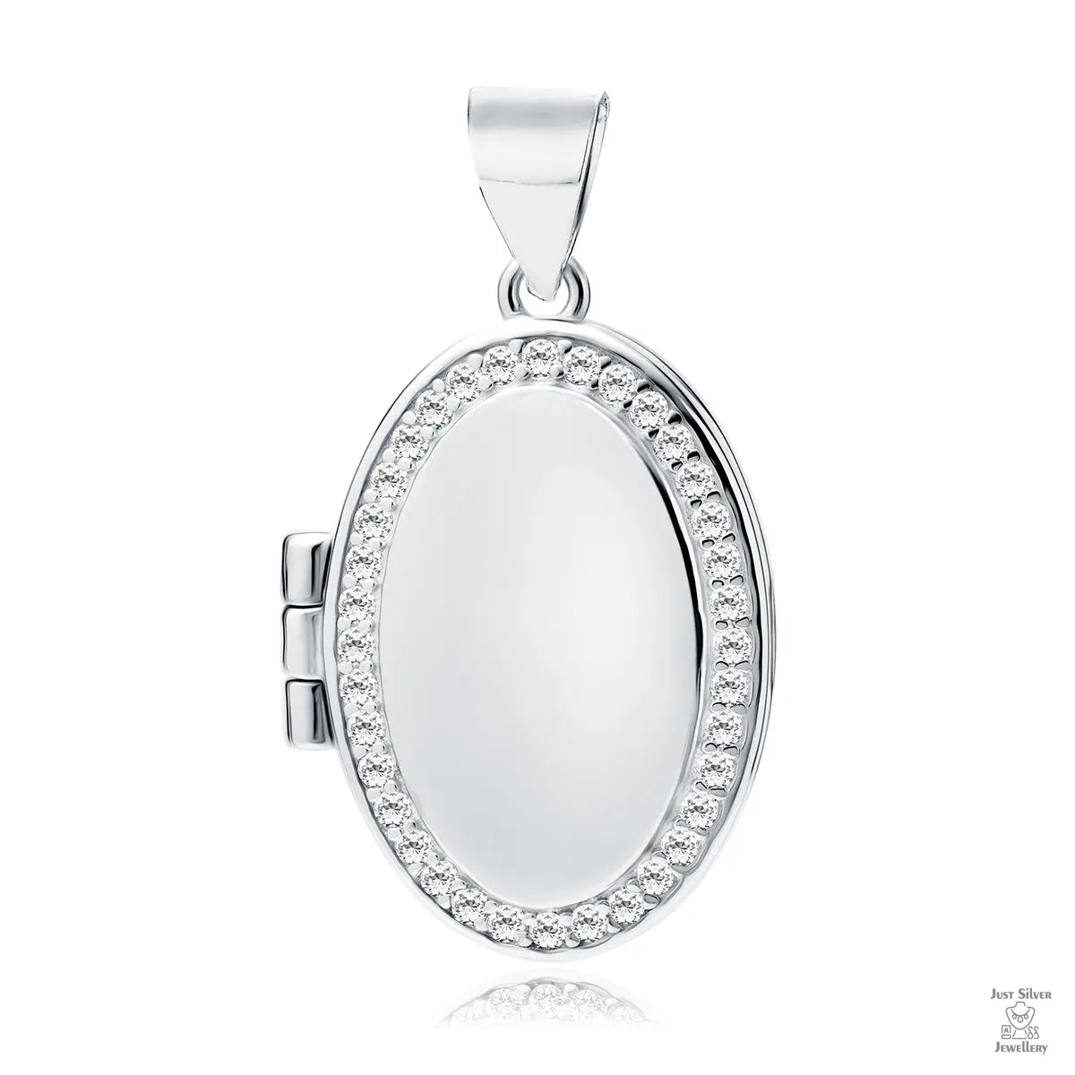 Silver Oval Locket Just Silver Jewellery