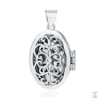 Silver Oval Locket Just Silver Jewellery