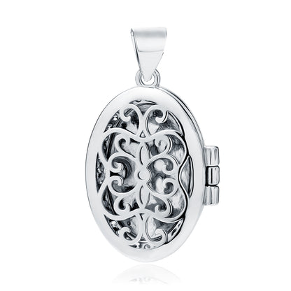Silver Oval Locket