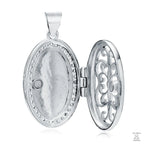 Silver Oval Locket Just Silver Jewellery