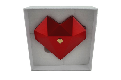 Diamond Heart Shape Ring Gift Box