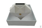 Diamond Heart Shape Ring Gift Box Just Silver Jewellery