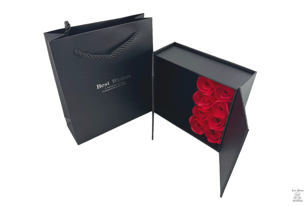 8 Roses Jewellery Box Just Silver Jewellery