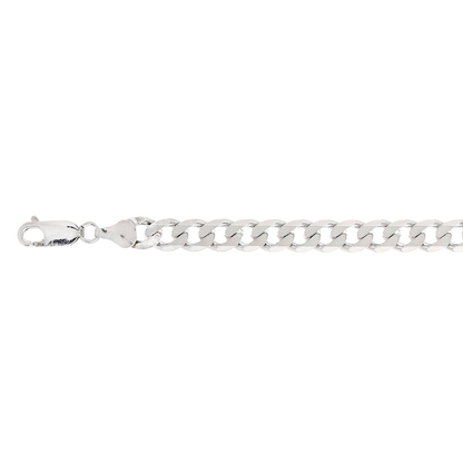 Solid Sterling Silver Curb Chain (5mm)