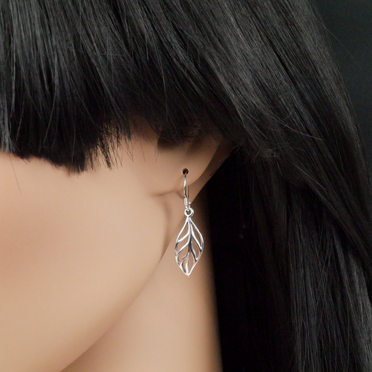 Silver "Leaf" Earring
