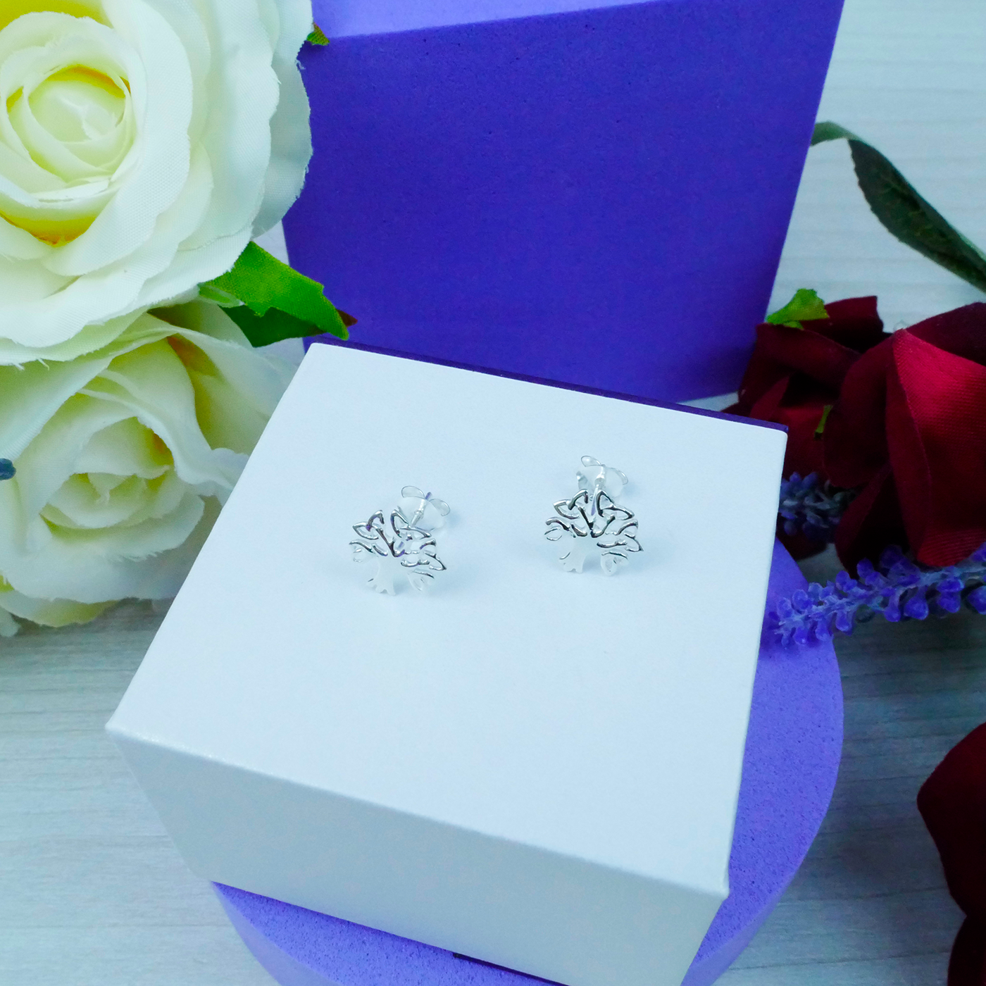 Silver "Tree Of Life" Earrings