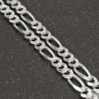 Solid Sterling Silver Figaro Chain (5.5mm)