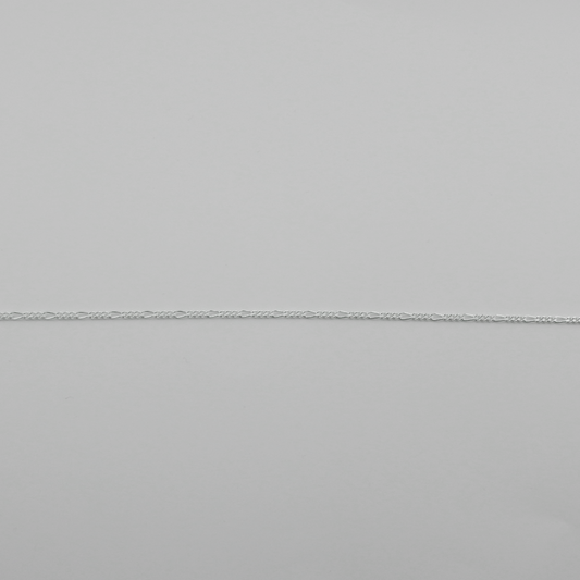 Fine Sterling Silver Figaro Chain (2.1mm)
