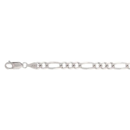 Fine Sterling Silver Figaro Chain (2.1mm)