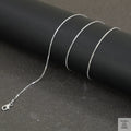 Fine Sterling Silver Box Link Chain (1.4mm)