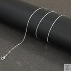 Fine Sterling Silver Box Link Chain (1.4mm)