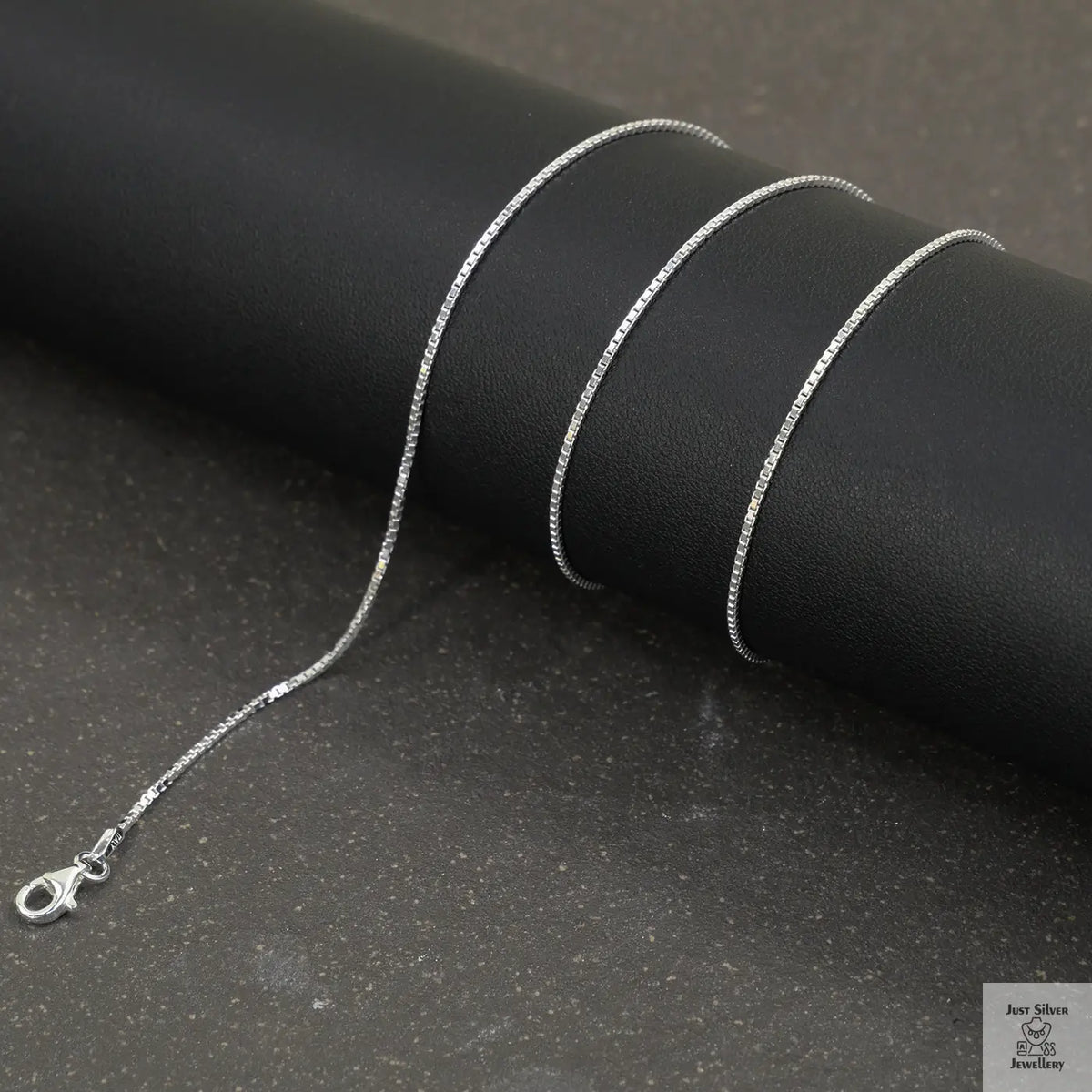 Fine Sterling Silver Box Link Chain (1.4mm)
