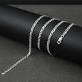 Silver marina chain on a dark surface