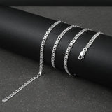 Silver marina chain on a dark surface
