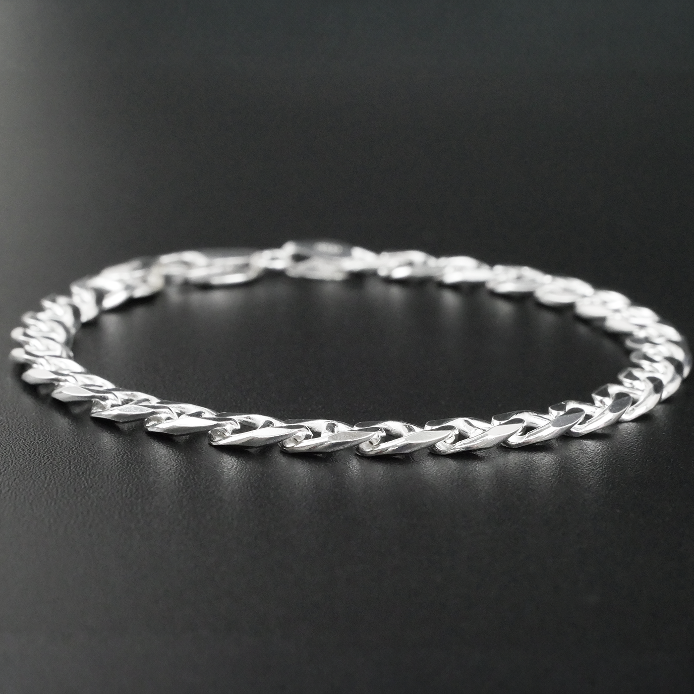 Solid Sterling Silver Marina Bracelet (5.7mm)