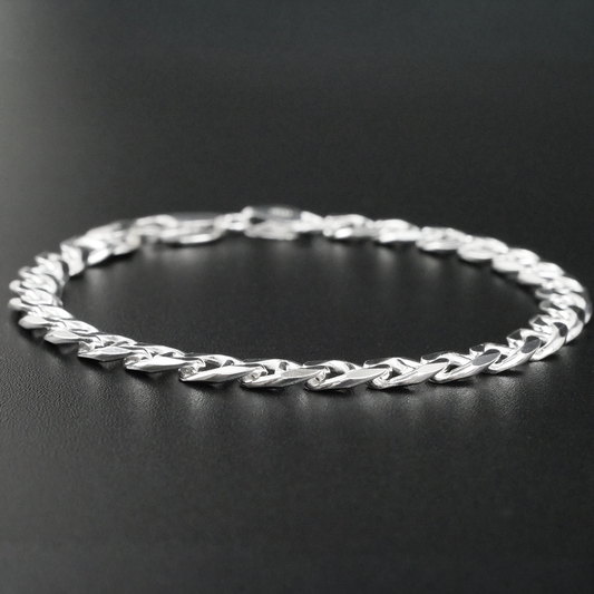 Solid Sterling Silver Marina Bracelet (5.7mm)
