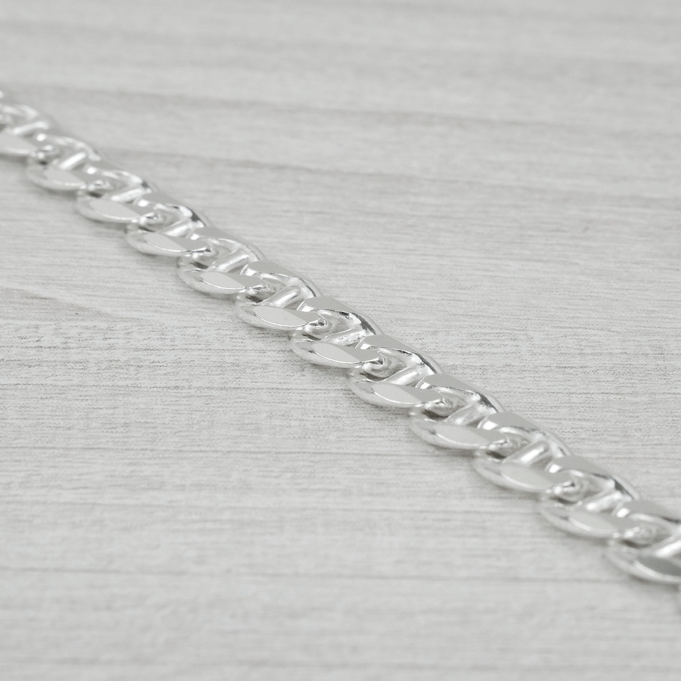 Solid Sterling Silver Marina Bracelet (5.7mm)
