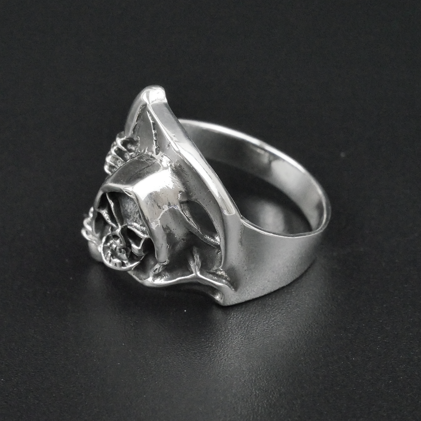 Silver "Grim Reaper" Gents Ring