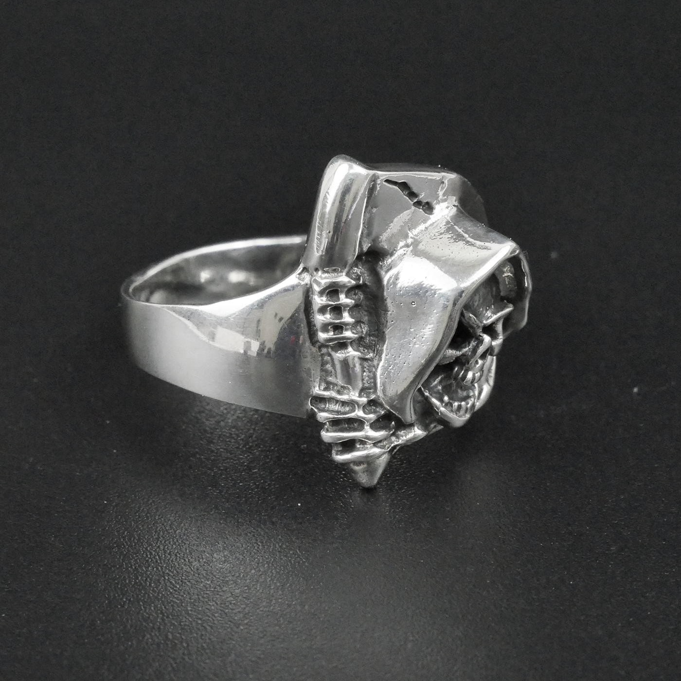 Silver "Grim Reaper" Gents Ring