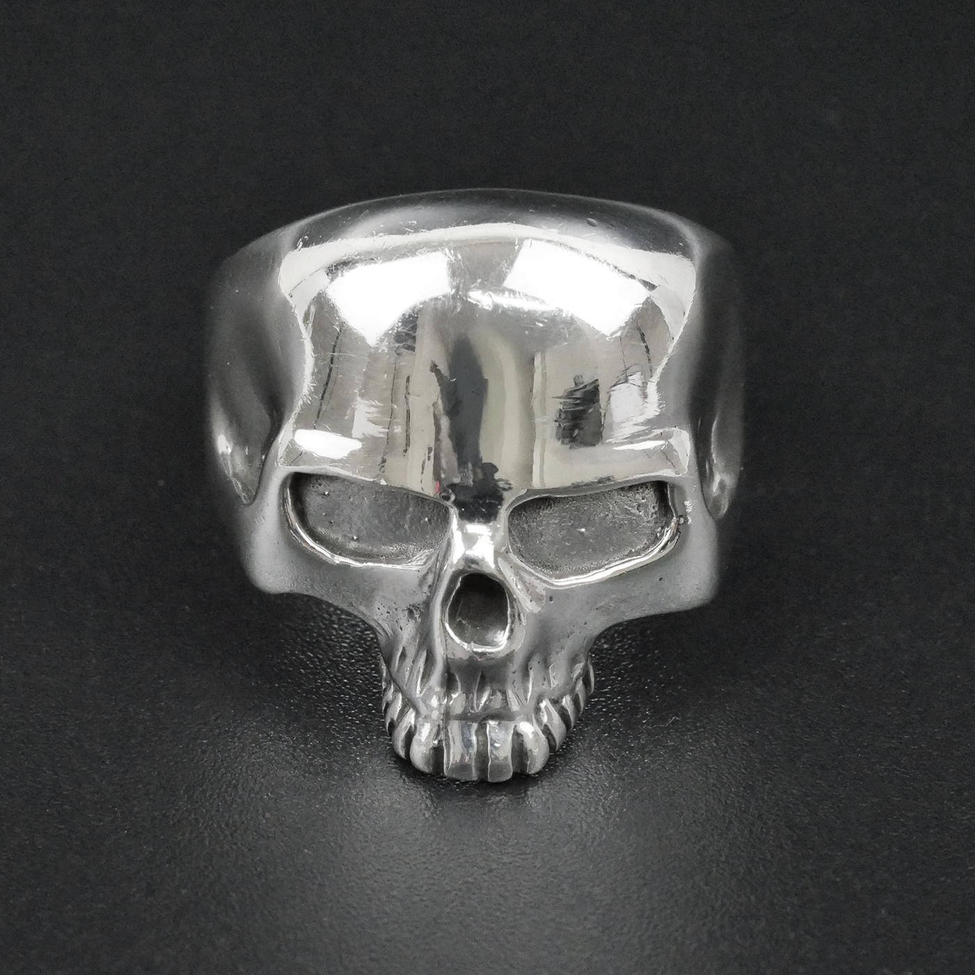 Silver "Skull Head" Gents Ring