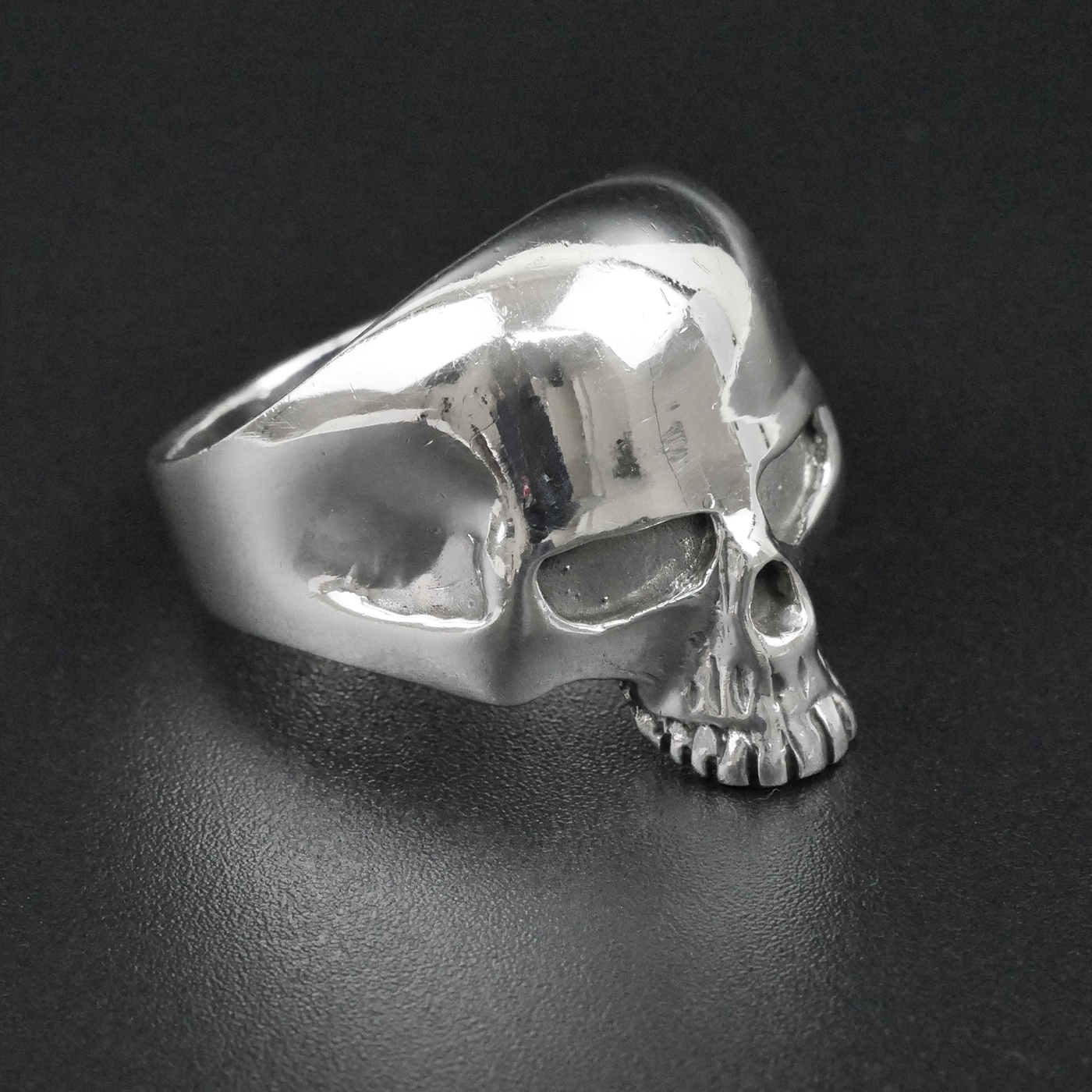Silver "Skull Head" Gents Ring