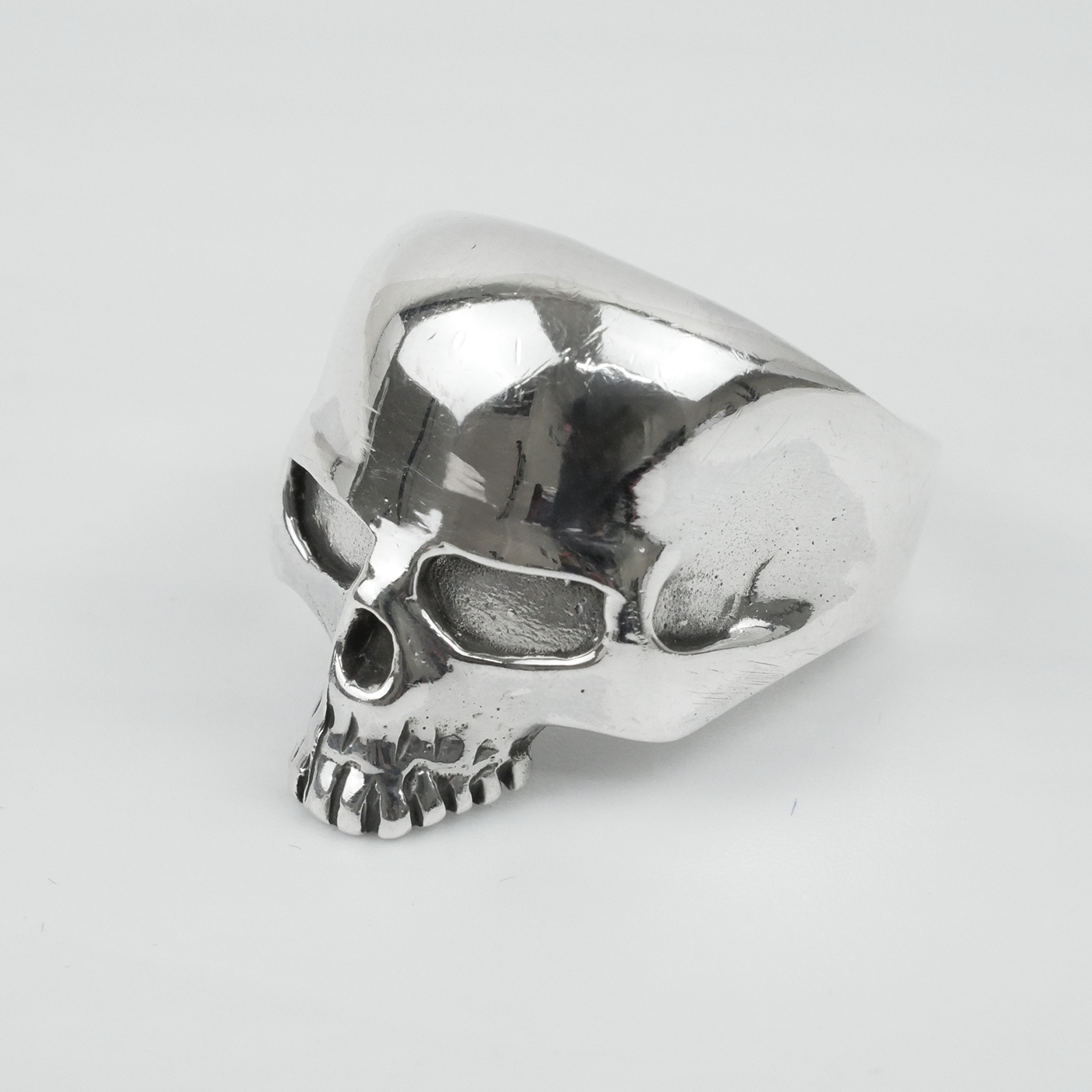 Silver "Skull Head" Gents Ring