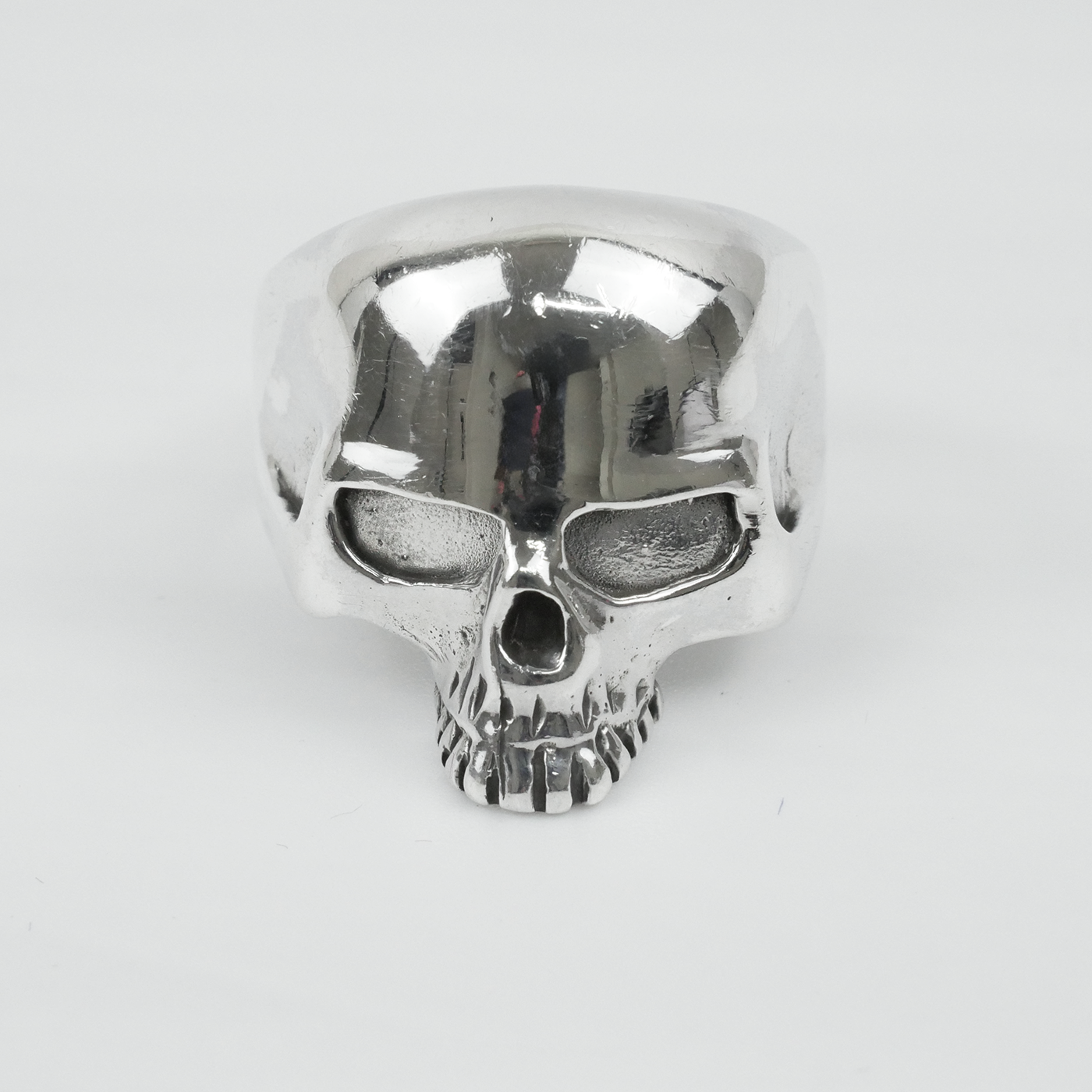 Silver "Skull Head" Gents Ring