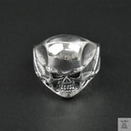 Silver Bold "Small Face Skull" Gents Ring Just Silver Jewellery