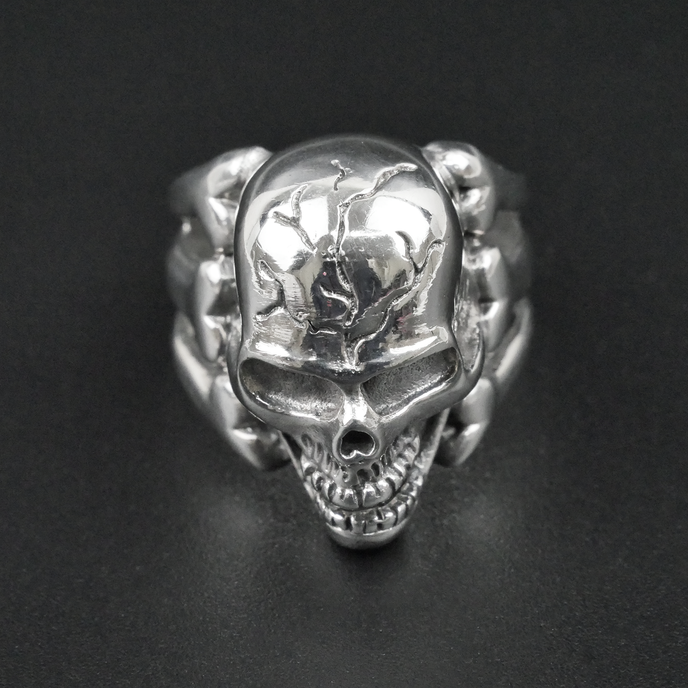 Silver "Skull & Bones" Gents Ring