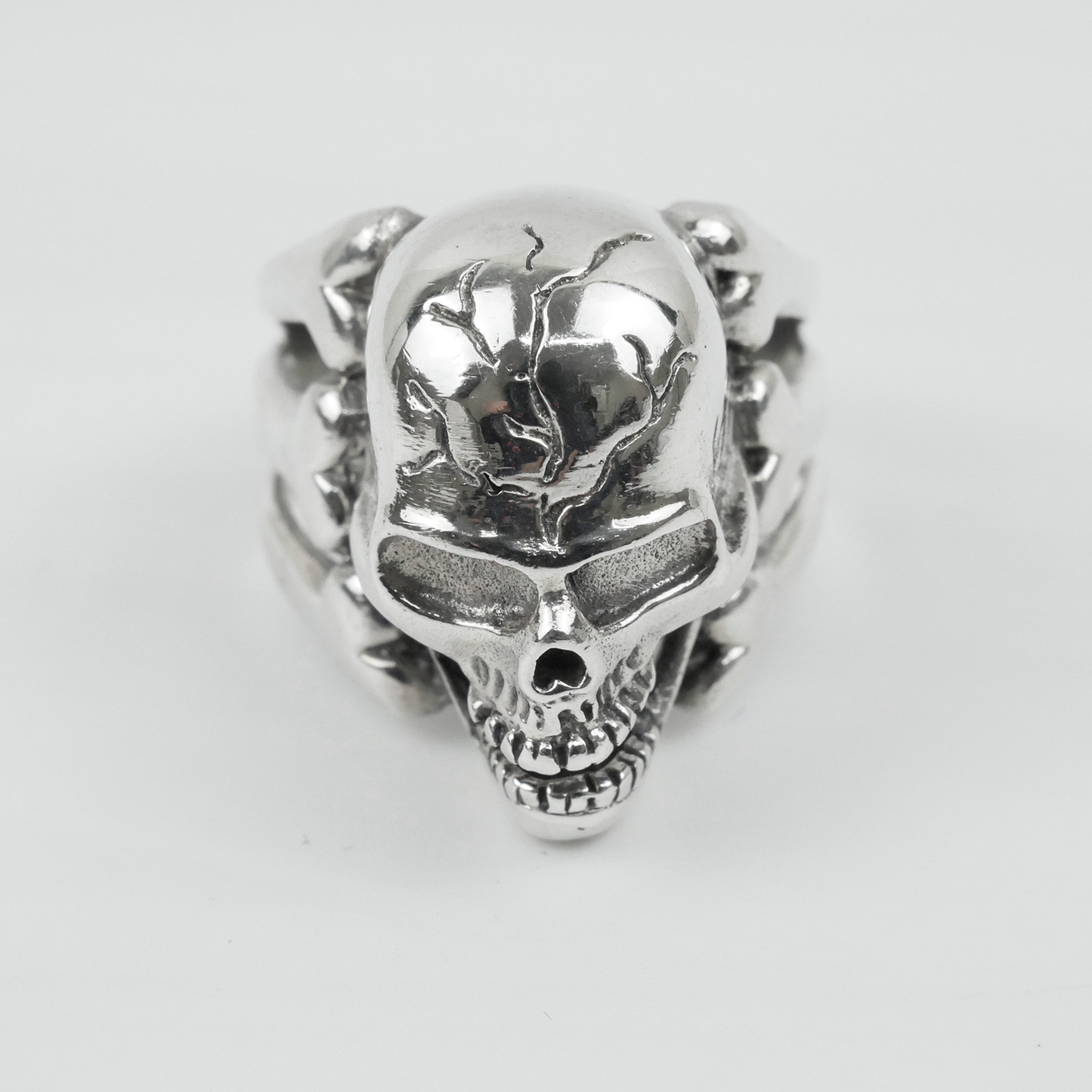 Silver "Skull & Bones" Gents Ring