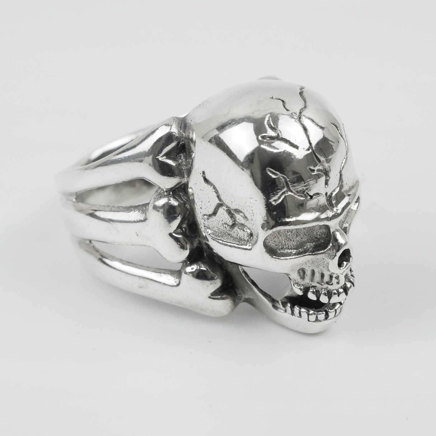 Silver "Skull & Bones" Gents Ring