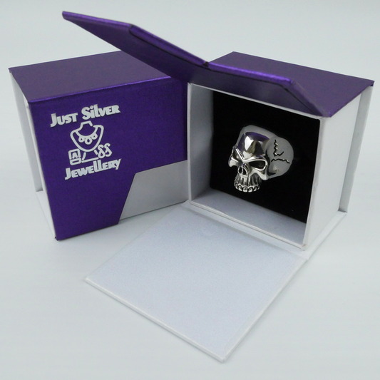 Silver "Top Skull" Gents Ring