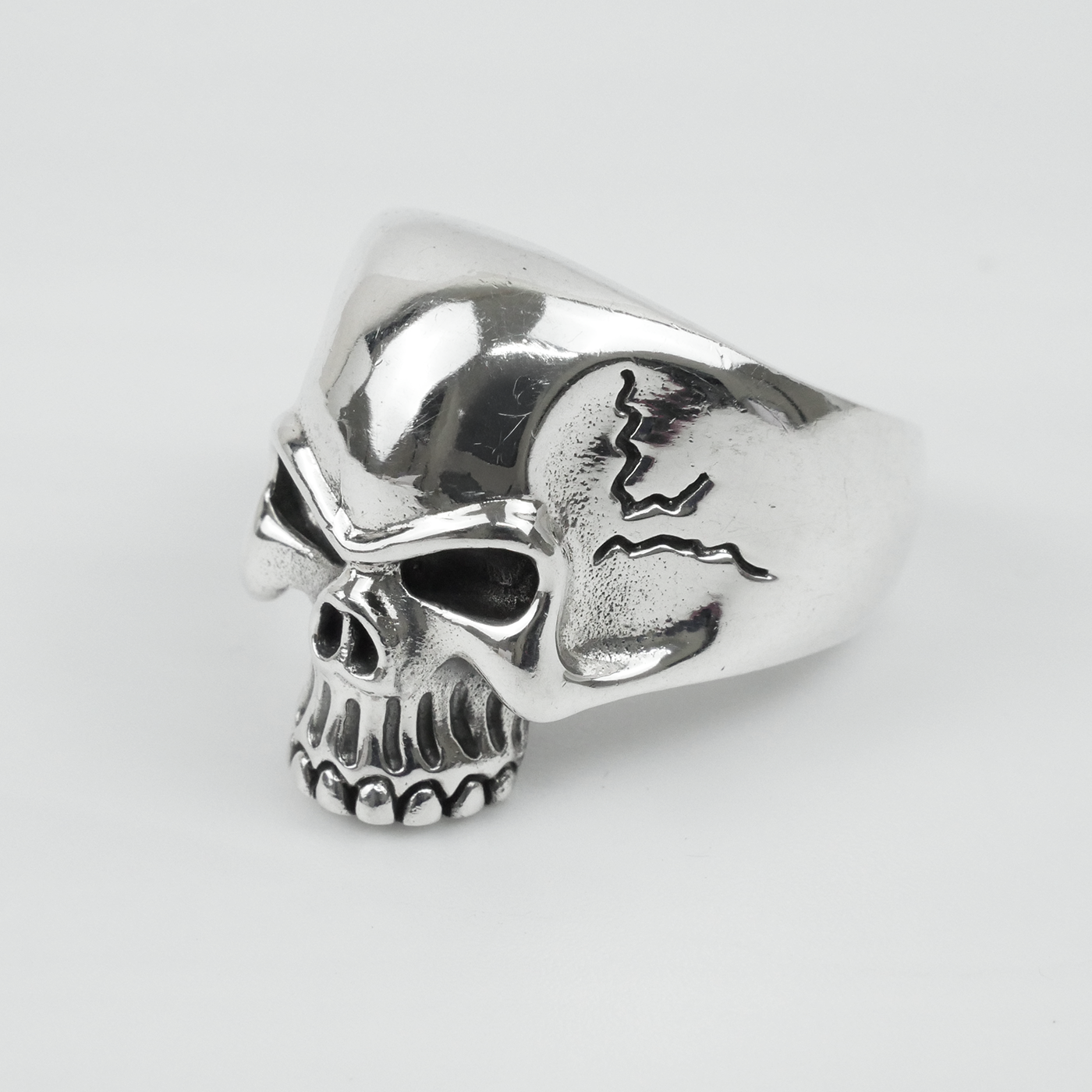 Silver "Top Skull" Gents Ring